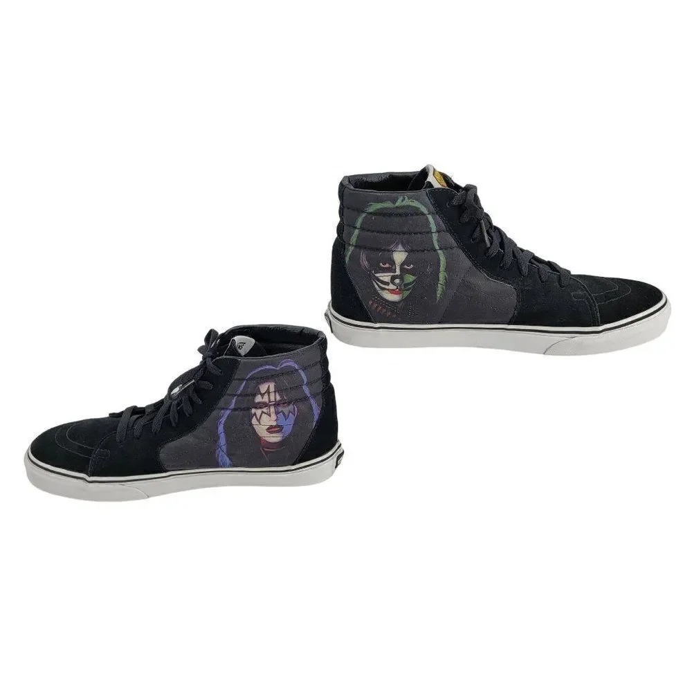 Vans SK8 Hi Top Kiss Sneakers 12 Solo Album Faces Skateboard Sneaker '08 Limited